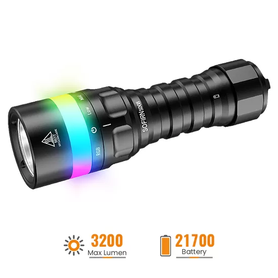 SOFIRN SD08 Scuba Diving Flashlight 3200 Lumen